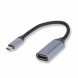 Roger Адаптер USB-C на HDMI 4K@30Hz / 20см / Серый