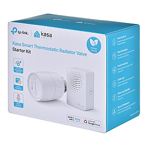 TP-Link KE100 KOMPLEKTS TERMOSTATS Smart WiFi (galvas un rumbas komplekts balts)