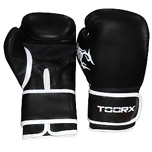 Боксерские перчатки TOORX PANTHER 10oz черные кожаные