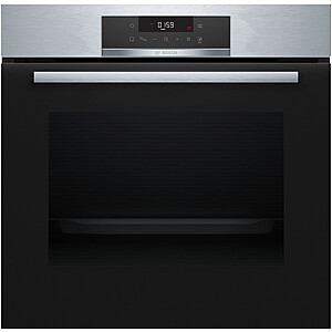 Bosch Oven 	HBA171BS1S 71 L, Oven type Multifunctional, Stainless Steel, Width 60 cm, Pyrolysis, Grilling, LED