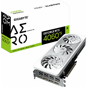 Videokarte Gigabyte GeForce RTX 4060 Ti Aero OC 16GB GDDR6 (GV-N406TAERO OC-16GD)