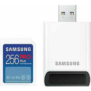 Karte Samsung PRO Plus SDXC 256 GB U3 V30 (MB-SD256SB/WW)