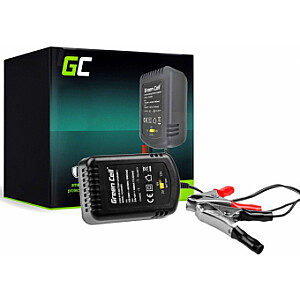 Зарядное устройство Green Cell для AGM гелевых и свинцово-кислотных аккумуляторов 2В / 6В / 12В (0.6А)