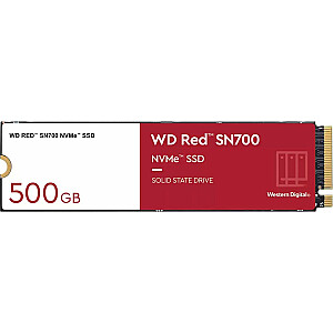 Твердотельный накопитель Dysk WD Red SN700 500 ГБ M.2 2280 PCI-E x4 Gen3 NVMe (WDS500G1R0C)