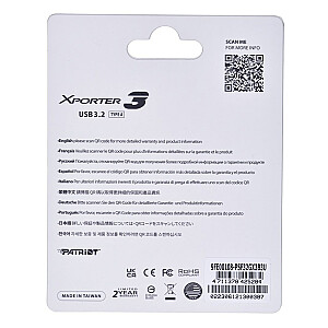 ФЛЭШ-НАКОПИТЕЛЬ Xporter 3 32GB Type A USB3.2