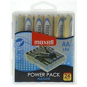 Maxell 24x LR6 AA vienreizējās lietošanas sārma baterija