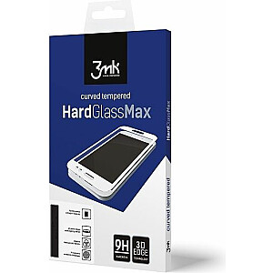 3MK Hard Glass MAX tālrunim iPhone 8, melns