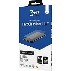 3MK 3MK HardGlass Max Lite Oppo A17 melns/melns pilnekrāna stikls