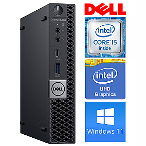 Personālais dators DELL 5060 Micro i5-8500T 8GB 128SSD M.2 NVME WIN11Pro