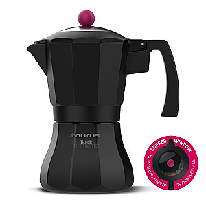 Kafijas automāts 6 tasītēm Taurus Black Moments KCP9006l