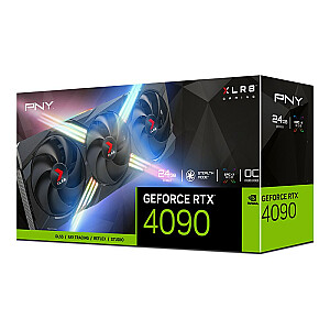 PNY GeForce RTX 4090 XLR8 Gaming GREEN NVIDIA 24 ГБ GDDR6X