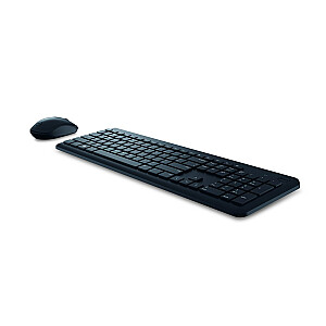 Клавиатура DELL KM3322W Мышь в комплекте Беспроводная радиочастота QWERTY US International Black