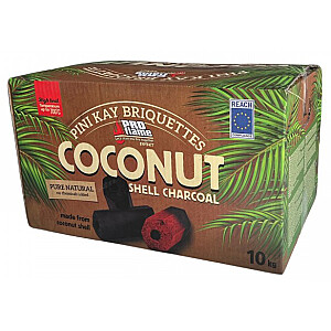 Брикеты угольные из скорлупы кокосового ореха PINI KAY 10 кг