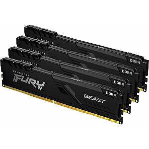 Kingston Fury Beast 32 GB [4 x 8 GB DDR4 CL17 DIMM 3600 MHz]