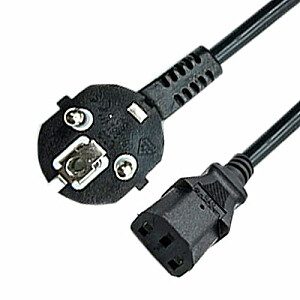 Fusion piezīmjdatora kabelis 220V | 2,5A | 1,8 m melns