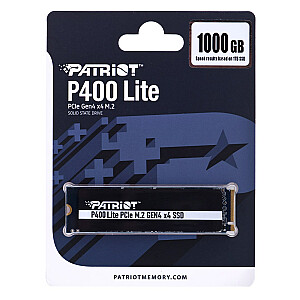 Твердотельный накопитель Patriot Viper P400 Lite M.2 PCI-Ex4 NVMe 1000 ГБ