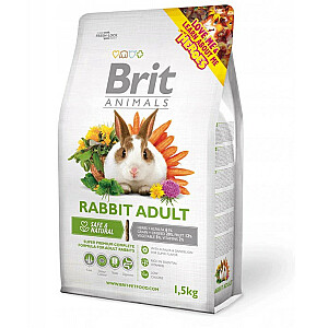 BRIT Animals Rabbit Adult Complete - barība trušiem - 1,5 kg