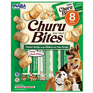 INABA Churu Bites vistas ar tunci recepte - Suņu kārums - 8x12g