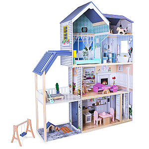 XXL Dollhouse Residence Maya 28 e. Eko rotaļlietas
