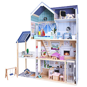 XXL Dollhouse Residence Maya 28 e. Eko rotaļlietas