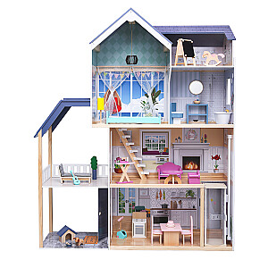 XXL Dollhouse Residence Maya 28 e. Eko rotaļlietas