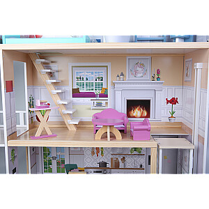 XXL Dollhouse Residence Maya 28 e. Eko rotaļlietas