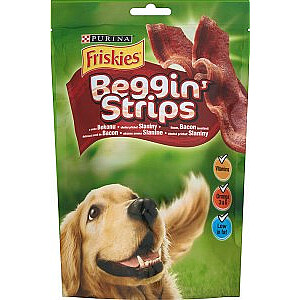 Purina Friskies Beggin Strips Sausā kaķu barība 120g Pieaugušajiem