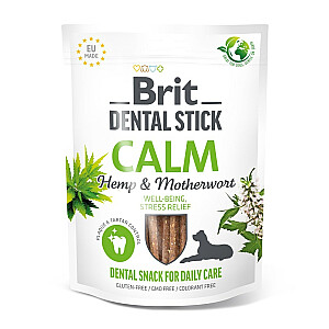 Brit Dental Stick Calm Hemp & Materwort 251г