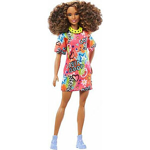 Lelle Barbie Mattel Barbie® Fashionistas™ lelle (brūni mati ar cirtainiem matiem) HPF77