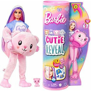 Mattel Barbie Cutie Reveal Teddy Bear Doll Cute Style Series (HKR04)