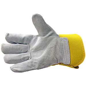 Замшевые перчатки с подкладкой и усилением. 201A