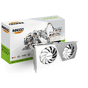 INNO3D GeForce RTX 4060 Ti Twin X2 OC WHITE 16 GB grafiskā karte