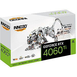 INNO3D GeForce RTX 4060 Ti Twin X2 OC WHITE 16 GB grafiskā karte