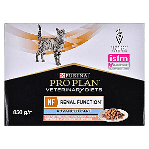 PURINA NF Renal Function Feline Salmon - влажный корм для кошек - 10x85 г