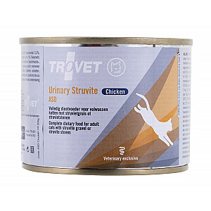 TROVET ASD Urinary Struvite с курицей - влажный корм для кошек - 200 г