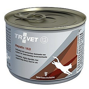 TROVET Hepatic HLD ar vistu - mitrā barība kaķiem - 200g