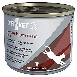 TROVET Hypoallergenic TRD с индейкой - влажный корм для кошек - 200г