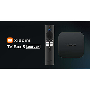 Xiaomi TV Box S Black 4K Ultra HD 8 ГБ Wi-Fi