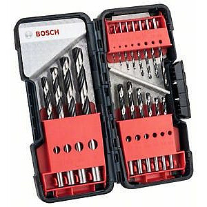 Bosch metāla urbji HSS cilindriski 1,5 2 7 4,5 4 5,5 5 1 3 2,5 3,5 6 10 8 komplekts 9 mm (2608577350)