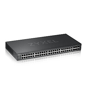 Zyxel tīkla slēdzis GS2220-50-EU0101F pārvaldīts L2 Gigabit Ethernet (10/100/1000) melns