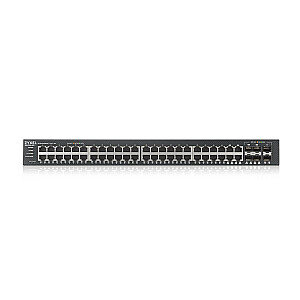 Zyxel tīkla slēdzis GS2220-50-EU0101F pārvaldīts L2 Gigabit Ethernet (10/100/1000) melns