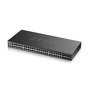 Zyxel tīkla slēdzis GS2220-50-EU0101F pārvaldīts L2 Gigabit Ethernet (10/100/1000) melns