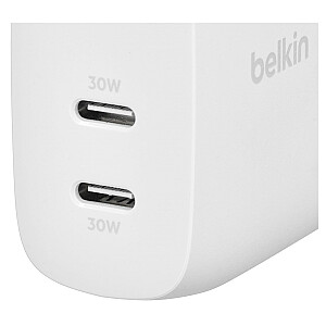 Belkin BoostCharge Pro Universal White AC Быстрая зарядка для помещений