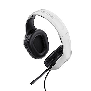 Trust GXT 415W Zirox Headset Wired Gaming Headband White