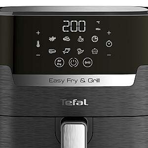 Fryer Tefal Easy Fry & Grill EY505815 Single 4,2L brīvi stāvošs 1550W karstā gaisa fritieris, melns