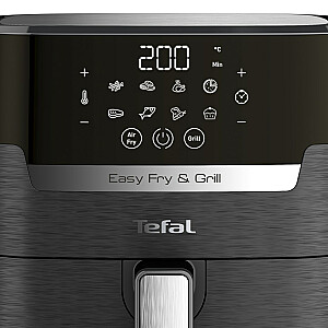 Фритюрница Tefal Easy Fry & Grill EY505815 Одинарная 4,2 л Автономная 1550 Вт Фритюрница с горячим воздухом Черный