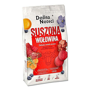 DOLINA NOTECI Premium liellopu gaļa - žāvēta suņu barība - 9 kg
