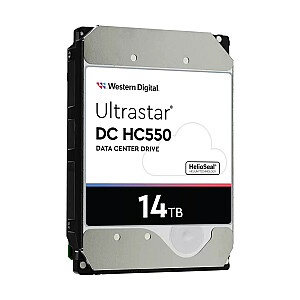 Western Digital Ultrastar DC HC550 servera cietais disks WUH721814ALE6L4 (14 TB; 3,5 collu SATA III)