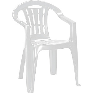 Kėdė Kona 55x53,5x82cm, plastikinė, balta KON180BI
