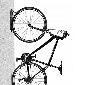 Maclean velosipēdu statīvs pie sienas stiprināms velosipēda turētājs vertikāls tērauda uzglabāšanas āķis 24"-29"